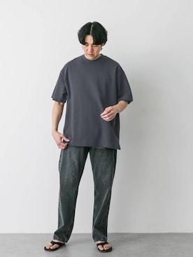 「LACOSTE」｜Taniさん（メンズ・172cm）の夏コーディネート