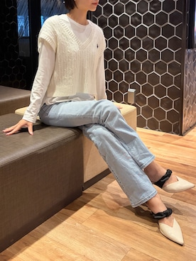 「RANDA（ランダ）のアイテム（シューズ）」を使った、Miinaさん（レディース・162cm）の春コーディネート