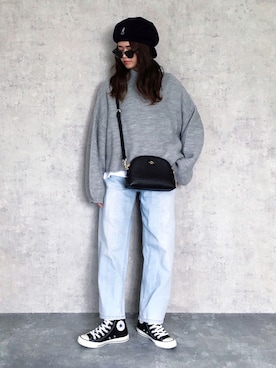 𝐩𝐨𝐧𝐢さん（レディース・157cm）の冬コーディネート