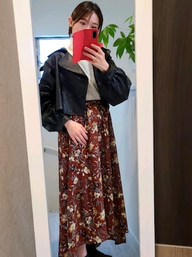 「KOH.style（コースタイル）のアイテム」を使った、ひーちゃんさん（レディース・158cm）の秋コーディネート