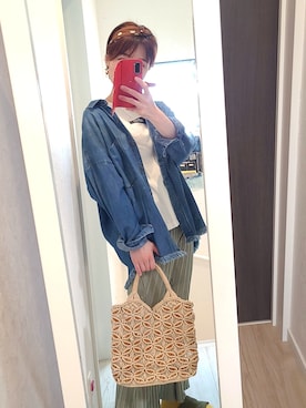 「着まわしコーデ」｜ひーちゃんさん（レディース・158cm）の春コーディネート