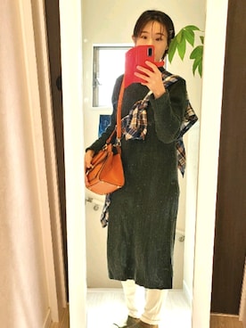 ワンピース ドレスを使った モスグリーン の人気ファッションコーディネート Wear