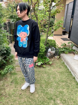 「mercibeaucoup,（メルシーボークー）のアイテム（パンツ）」を使った、まさおさん（メンズ・174cm）の秋コーディネート
