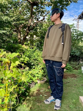 「mercibeaucoup,（メルシーボークー）のアイテム（パンツ）」を使った、まさおさん（メンズ・174cm）の秋コーディネート