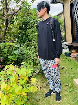 「mercibeaucoup,（メルシーボークー）のアイテム（パンツ）」を使った、まさおさん（メンズ・174cm）の秋コーディネート