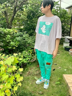 「mercibeaucoup,（メルシーボークー）のアイテム（パンツ）」を使った、まさおさん（メンズ・174cm）の秋コーディネート
