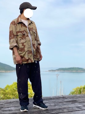 「フジロック」｜「アイテム（ジャケット/アウター）」を使った、パスト・エンパイアさん（メンズ・165cm）の春コーディネート