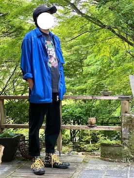 「SEVENDAYS=SUNDAY（セブンデイズサンデイ）のアイテム（パンツ）」を使った、パスト・エンパイアさん（メンズ・165cm）の夏コーディネート