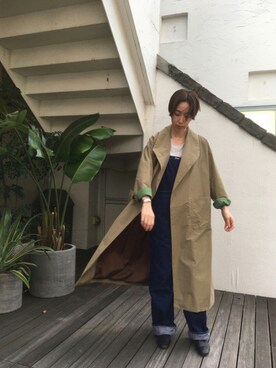 「FIL DE FER（フィルデフェール）のアイテム（その他アウター）」を使った、ritz.さん（レディース・163cm）の夏コーディネート