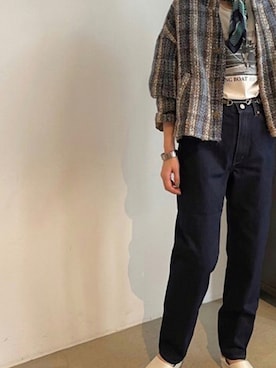 「FIL DE FER（フィルデフェール）のアイテム（ジャケット/アウター）」を使った、ritz.さん（レディース・163cm）の秋コーディネート