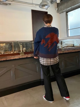 「FIL DE FER（フィルデフェール）のアイテム」を使った、ritz.さん（レディース・163cm）の秋コーディネート