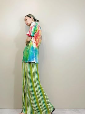 「コレンテ」｜COLLENTE(yuco)さん（レディース・169cm）の夏コーディネート