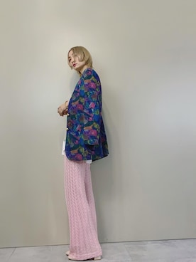 「古着屋コレンテ」｜COLLENTE(yuco)さん（レディース・169cm）の冬コーディネート