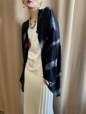 「古着屋コレンテ」｜COLLENTE(yuco)さん（レディース・169cm）の冬コーディネート