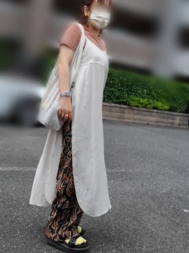 「ammy.（エイミードット）のアイテム（アナログ腕時計）」を使った、sacoさん（レディース・148cm）の夏コーディネート