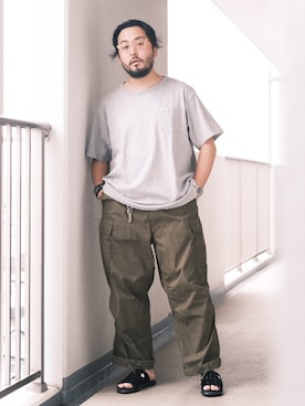 「CONVERSE ADDICT（コンバースアディクト）のアイテム」を使った、TAKASHI ITOさん（メンズ・169cm）の夏コーディネート