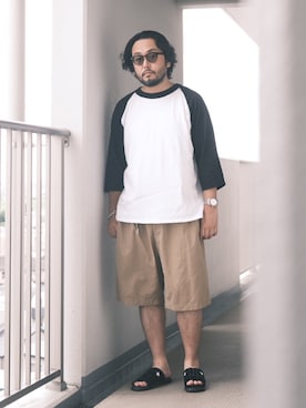 「CONVERSE ADDICT（コンバースアディクト）のアイテム」を使った、TAKASHI ITOさん（メンズ・169cm）の夏コーディネート