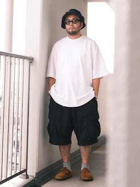 「アイテム（帽子）」を使った、TAKASHI ITOさん（メンズ・169cm・30代）の夏コーディネート
