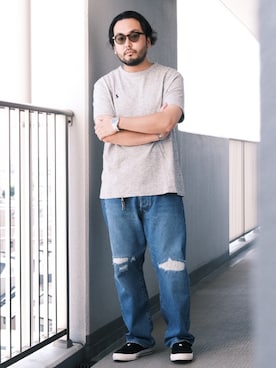 「CONVERSE ADDICT（コンバースアディクト）のアイテム」を使った、TAKASHI ITOさん（メンズ・169cm）の秋コーディネート