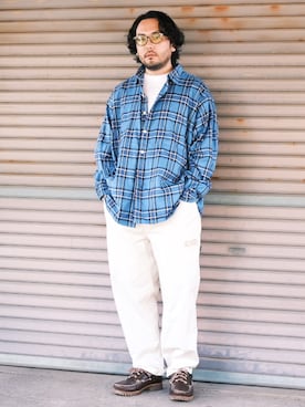 「アイテム（モカシン/デッキシューズ）」を使った、TAKASHI ITOさん（メンズ・169cm・30代）の春コーディネート