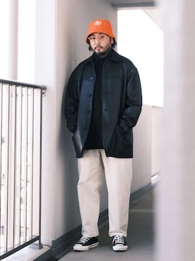 「アイテム（チノパンツ）」を使った、TAKASHI ITOさん（メンズ・169cm・30代）の冬コーディネート