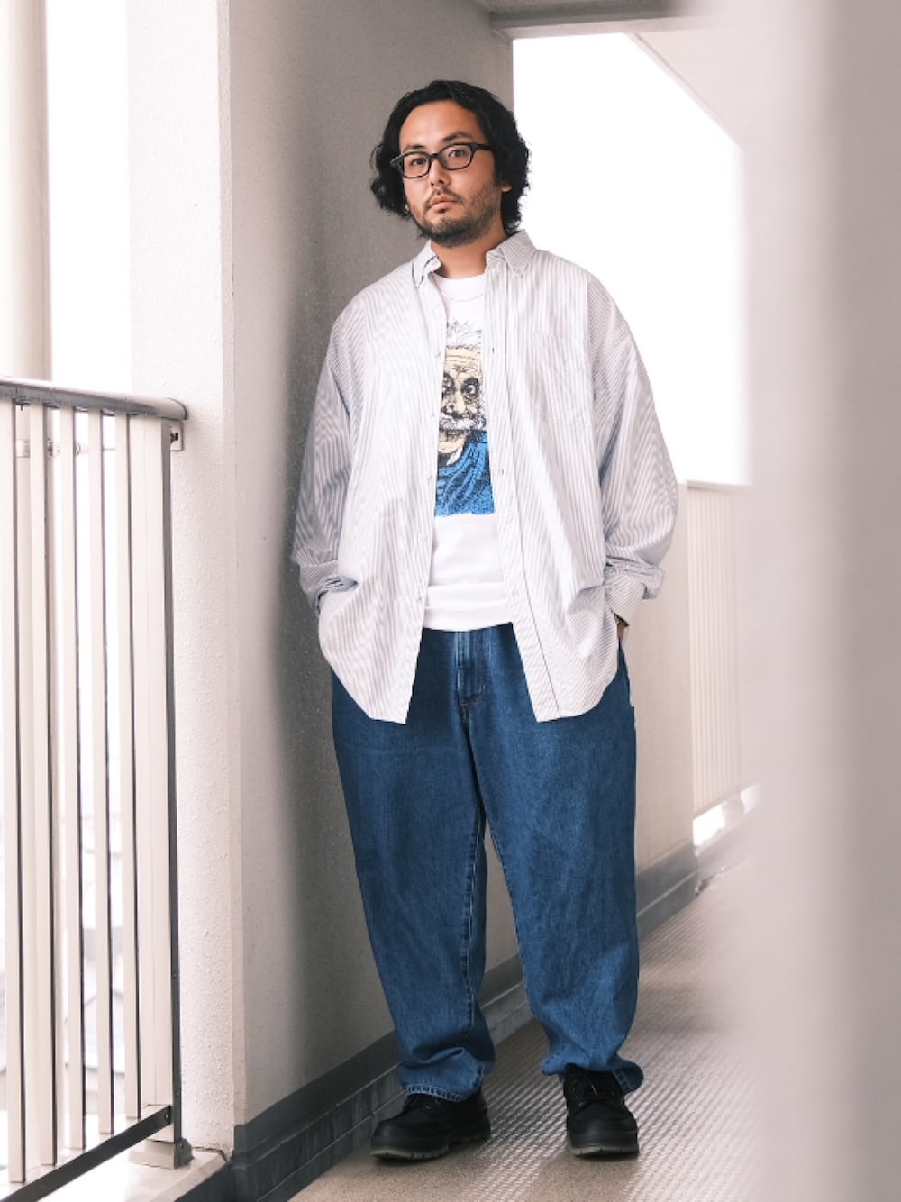 TAKASHI ITO(BEAMS MEN)｜BROCHUREのデニムパンツを使った 