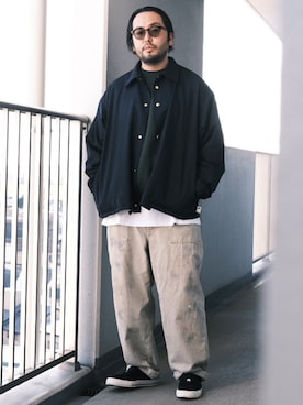 「CONVERSE ADDICT（コンバースアディクト）のアイテム」を使った、TAKASHI ITOさん（メンズ・169cm）の秋コーディネート