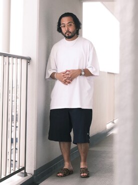 「pearl（パール）のアイテム」を使った、TAKASHI ITOさん（メンズ・169cm）の夏コーディネート