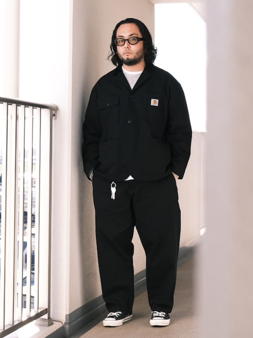 Carhartt WIPのセットアップを使った人気ファッションコーディネート