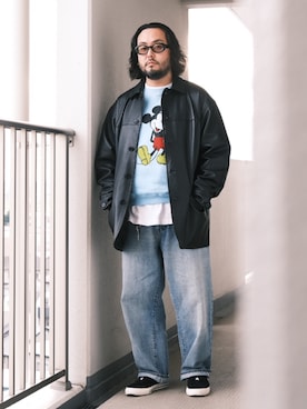 「CONVERSE ADDICT（コンバースアディクト）のアイテム」を使った、TAKASHI ITOさん（メンズ・169cm）の冬コーディネート