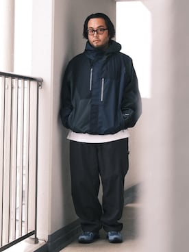 「BEAMS」｜「アイテム（ナイロンジャケット）」を使った、TAKASHI ITOさん（メンズ・169cm）の夏コーディネート