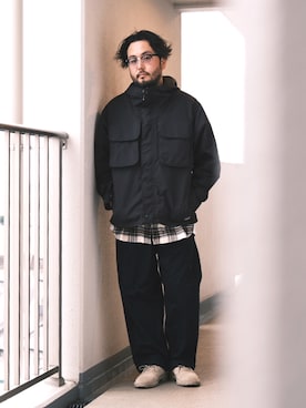 「patagonia」｜「アイテム（ナイロンジャケット）」を使った、TAKASHI ITOさん（メンズ・169cm）の春コーディネート