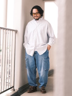 「アイテム（モカシン/デッキシューズ）」を使った、TAKASHI ITOさん（メンズ・169cm・30代）の春コーディネート