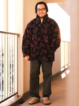 「Needles（ニードルス）のアイテム（ジャケット/アウター）」を使った、TAKASHI ITOさん（メンズ・169cm）の冬コーディネート