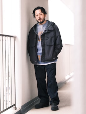 「patagonia」｜「アイテム（モカシン/デッキシューズ）」を使った、TAKASHI ITOさん（メンズ・169cm）の夏コーディネート