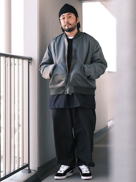 「UNUSED（アンユーズド）のアイテム（ジャケット/アウター）」を使った、TAKASHI ITOさん（メンズ・169cm）の冬コーディネート