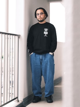 「BOUNTY HUNTER（バウンティーハンター）のアイテム」を使った、TAKASHI ITOさん（メンズ・169cm）の春コーディネート