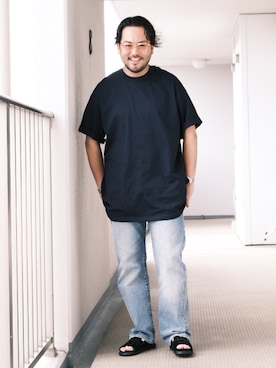 「CONVERSE ADDICT（コンバースアディクト）のアイテム」を使った、TAKASHI ITOさん（メンズ・169cm）の夏コーディネート