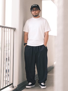 「アイテム（帽子）」を使った、TAKASHI ITOさん（メンズ・169cm・30代）の夏コーディネート