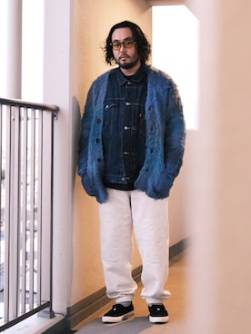 「CONVERSE ADDICT（コンバースアディクト）のアイテム」を使った、TAKASHI ITOさん（メンズ・169cm）の冬コーディネート