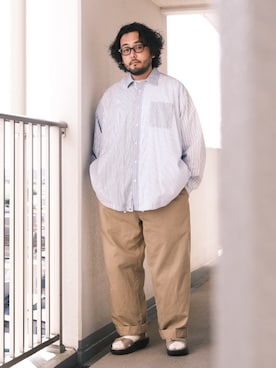 「MBT（エムビーティー）のアイテム」を使った、TAKASHI ITOさん（メンズ・169cm）の春コーディネート