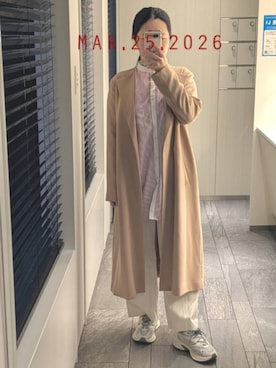 「LACOSTE（ラコステ）のアイテム」を使った、mokoさん（レディース・157cm）の夏コーディネート