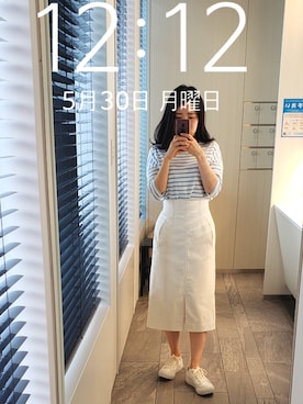 「orcival」｜「アイテム（アクセサリー）」を使った、mokoさん（レディース・157cm）の春コーディネート