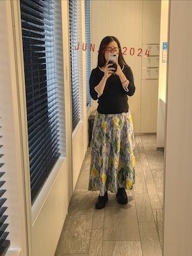 「SOREL（ソレル）のアイテム（シューズ）」を使った、mokoさん（レディース・157cm）の秋コーディネート