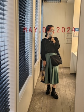 「SOREL（ソレル）のアイテム（シューズ）」を使った、mokoさん（レディース・157cm）の秋コーディネート