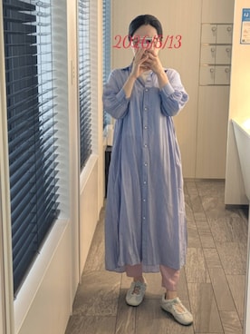 「Pierrot（ピエロ）のアイテム」を使った、mokoさん（レディース・157cm）の夏コーディネート
