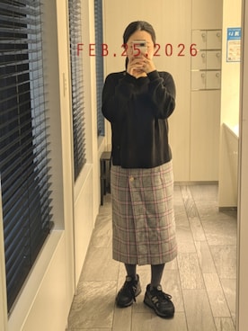 mokoさん（レディース・157cm）の冬コーディネート