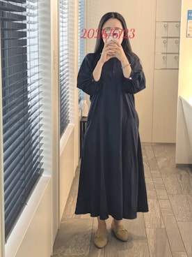 「green label relaxing（グリーンレーベルリラクシング）のアイテム」を使った、mokoさん（レディース・157cm）の夏コーディネート