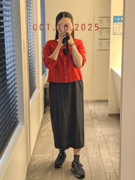 「アイテム（ワンピース/ドレス）」を使った、mokoさん（レディース・157cm・30代）の秋コーディネート