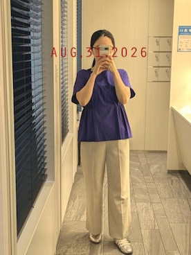 「UNITED ARROWS（ユナイテッドアローズ）のアイテム」を使った、mokoさん（レディース・157cm）の秋コーディネート
